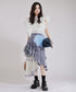 Big Flower See-Through Skirt